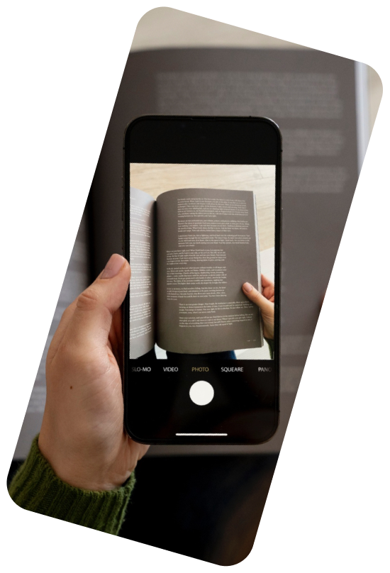 RxLENZ App View Scanning Book